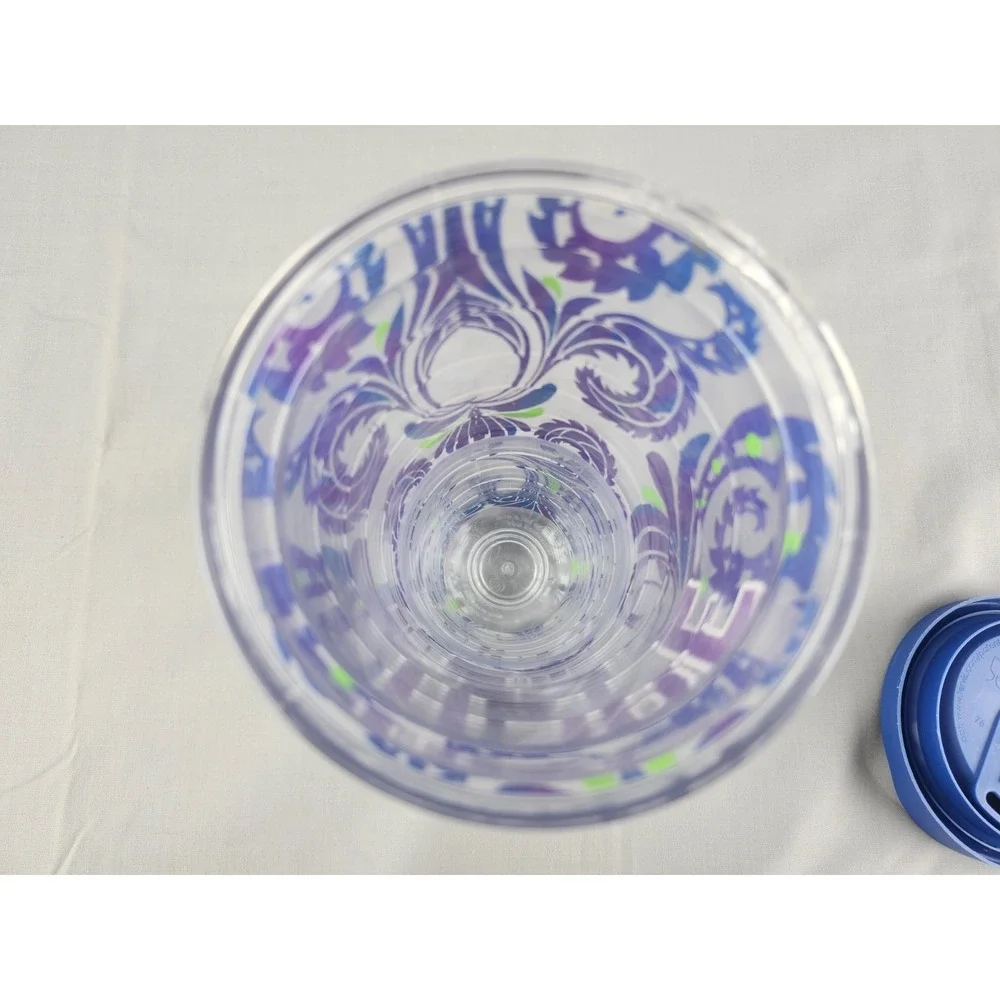 24 oz. TERVIS Tumbler, Lid ~ Purple Ribbon for Pancreatic Cancer‎ Awareness